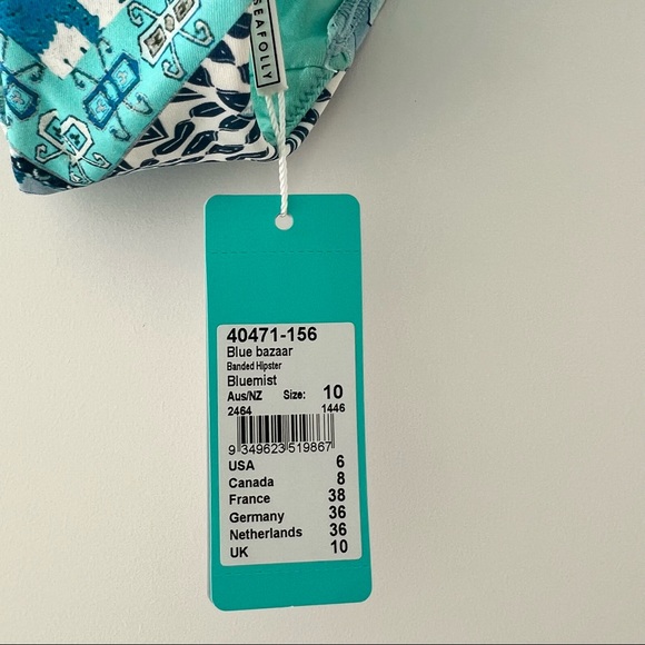 💙👙Seafolly bikini bottoms NWT in fun blue print - Picture 13 of 13